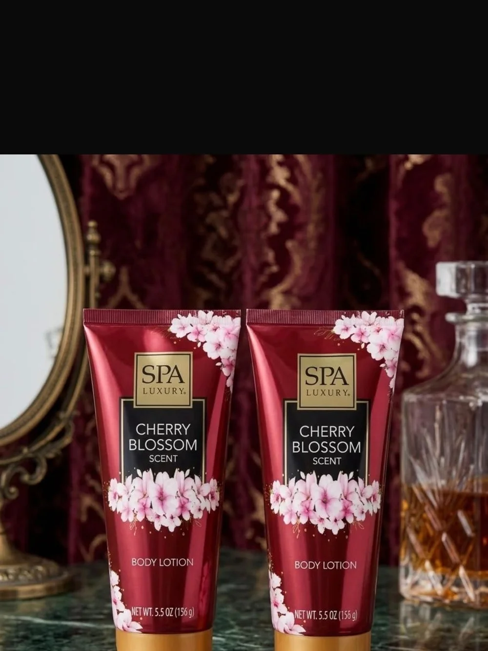 Cherry Blossom Body Lotion - Red